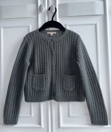 Bonpoint girls wool angora cardigan sweater Jäckli 8 Y