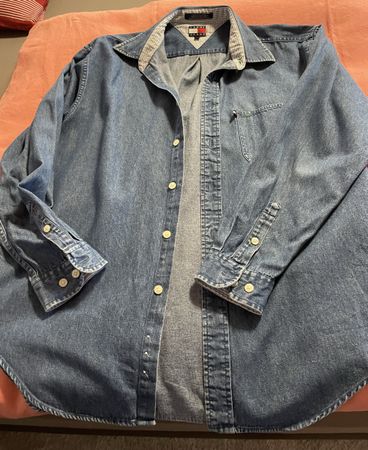 Denim Hemd Tommy Jeans Grösse L guter Zustand