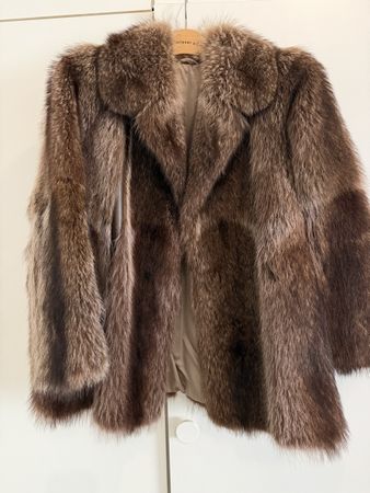 Vintage Pelzmantel Walliser Basel – Braun