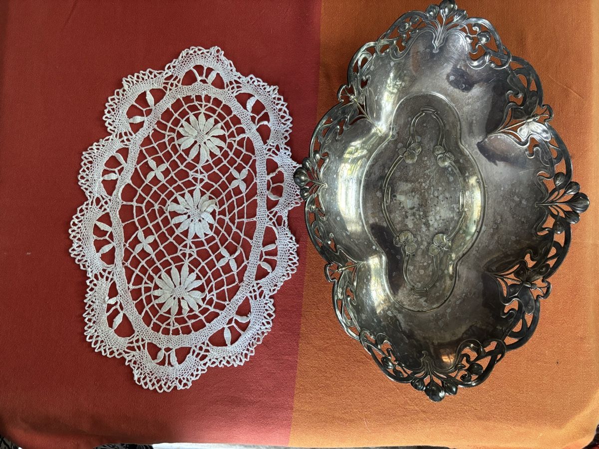 Servierplatten: Versilberte Jugendstil Schale ca. 1900 – Gebraucht aus Winterthur von umu_t9qd 2
