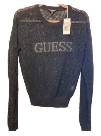 2 Guess Pullover schwarz & gold