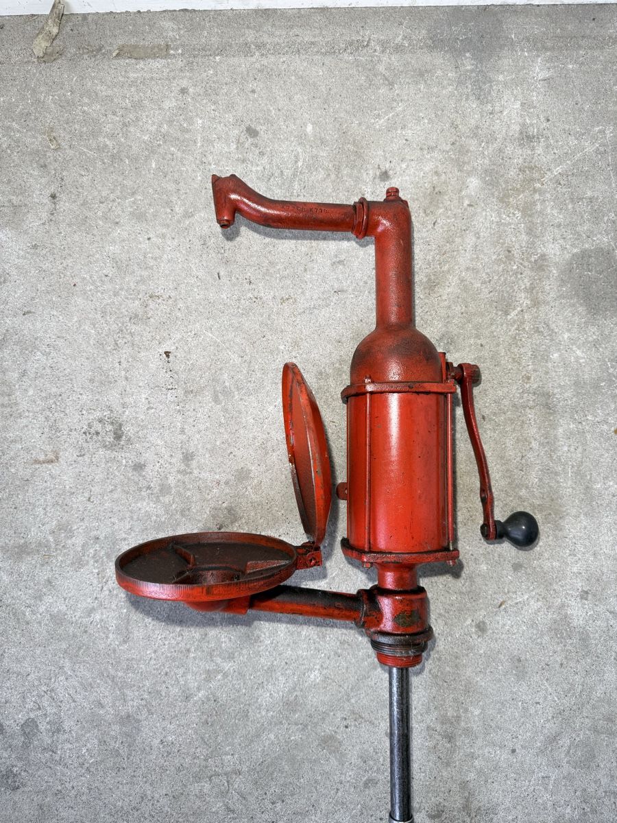 Pompe & Parti di ricambio: Fasspumpe mit Auffangwanne Oldtimer-Handpumpe – Usato da Boswil venduto da ABLagerBoswil 3
