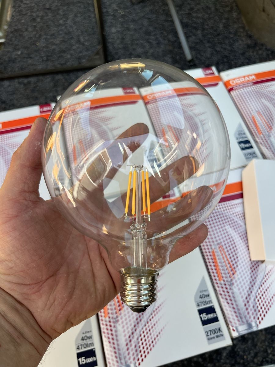 Osram Lampade: 23 x Osram Parathom LED Globe E27 4W 470lm 2700K  – Nuovo e nell'imballaggio originale da Bern venduto da fotolog111 4
