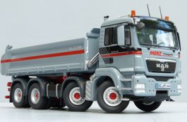 MAN TGS 8x4 + Meiller Tipper - Merz - NZG  776/01 - 1/50