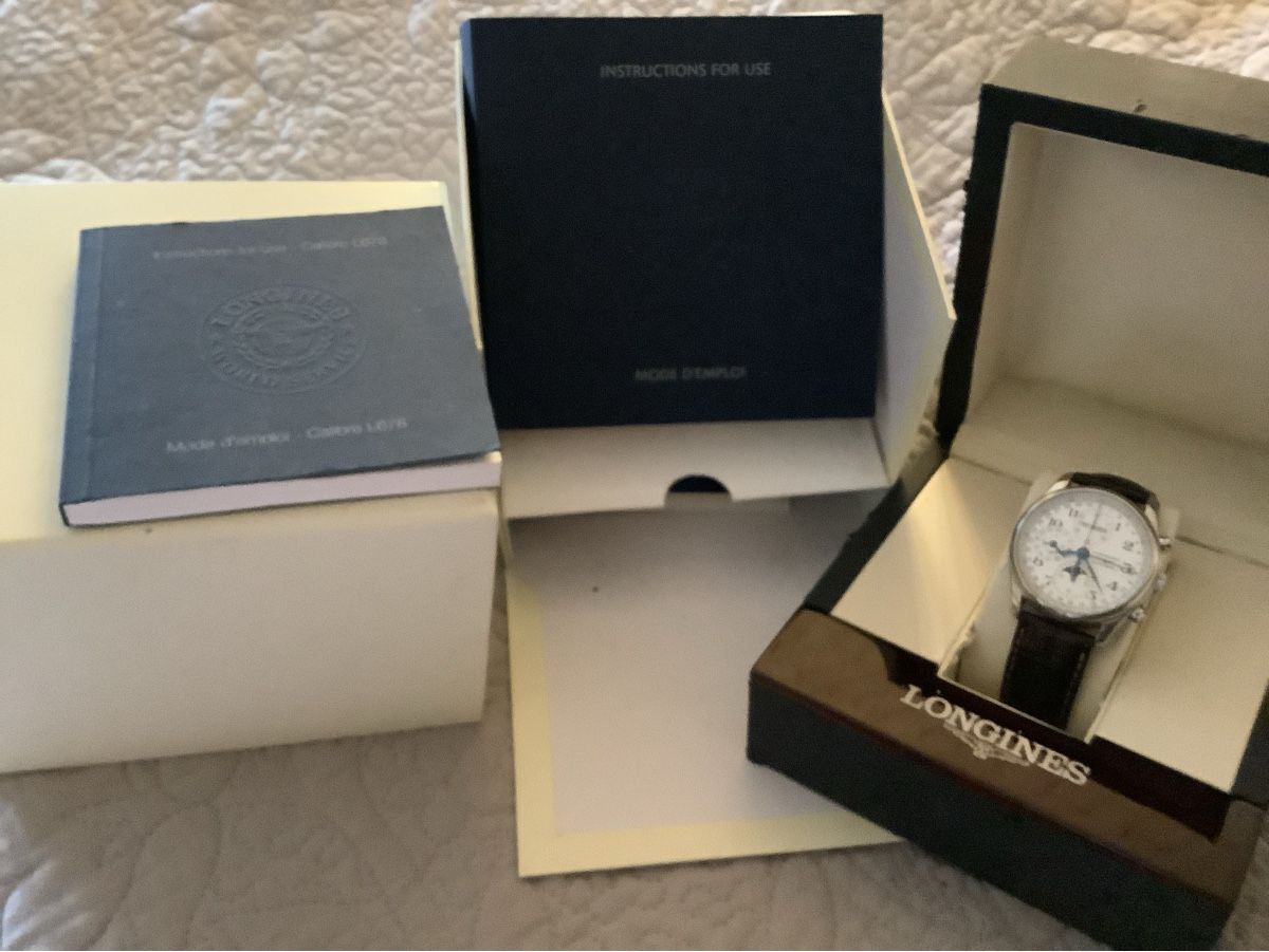 Longines Uhren: Longines Master Collection Chronograph Mondphase Stahl – Gebraucht aus Buch SH von bri_hpp2 7