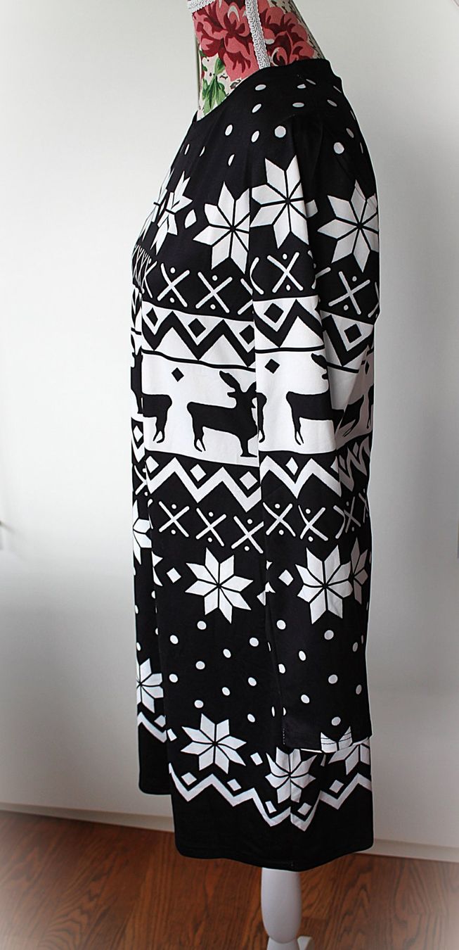 Vestiti: Festliches Kleid mit Renntier Muster ☆ Longpullover – Nuovo (secondo la descrizione) da Hüttwilen venduto da pinti55 1