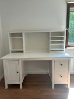 Weisser Pult/Schreibtisch mit Aufsatz, Top Zustand!