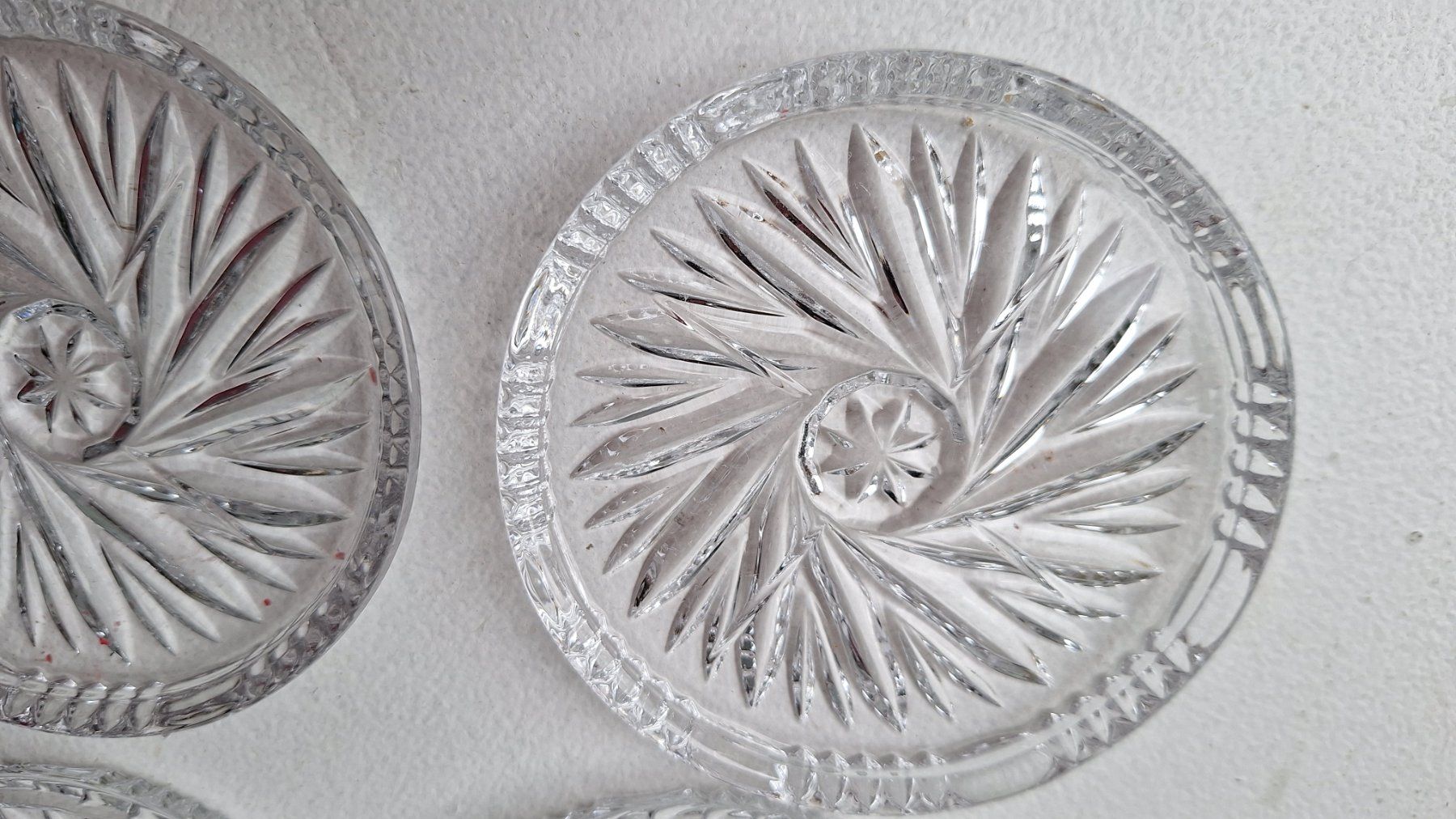 Sottobicchieri: 6 Kristall-Glasuntersetzer , Vintage – Usato da Dornach venduto da majo8689 3