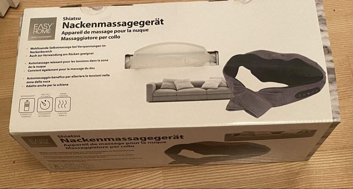 Dispositivi per massaggi: Nackenmassagegerät, neu – Nuovo (secondo la descrizione) da Triesen venduto da vla_z6rh 2