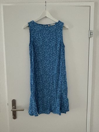 Sommerkleid Tom Tailor, Blau, Grösse 38, Viskose