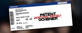 Patent Ochsner, Mi 28.4.27, 4 Tickets Bern, Konzerttickets,