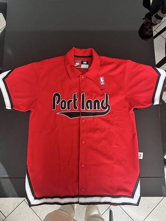 Nike Portland Trail Blazers Warm-Up Shooting Shirt - Size M