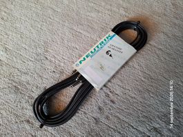 Câble stéréo NEUTRIK 6m jack 6.3 -- neuf --