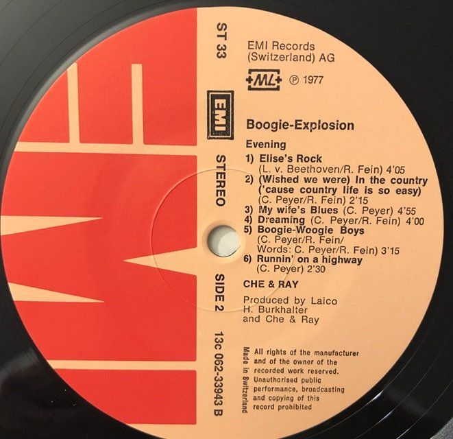Dischi in vinile: Che & Ray – Boogie Explosion (LP) – Usato da Grüningen venduto da azulgrisvinyl 3