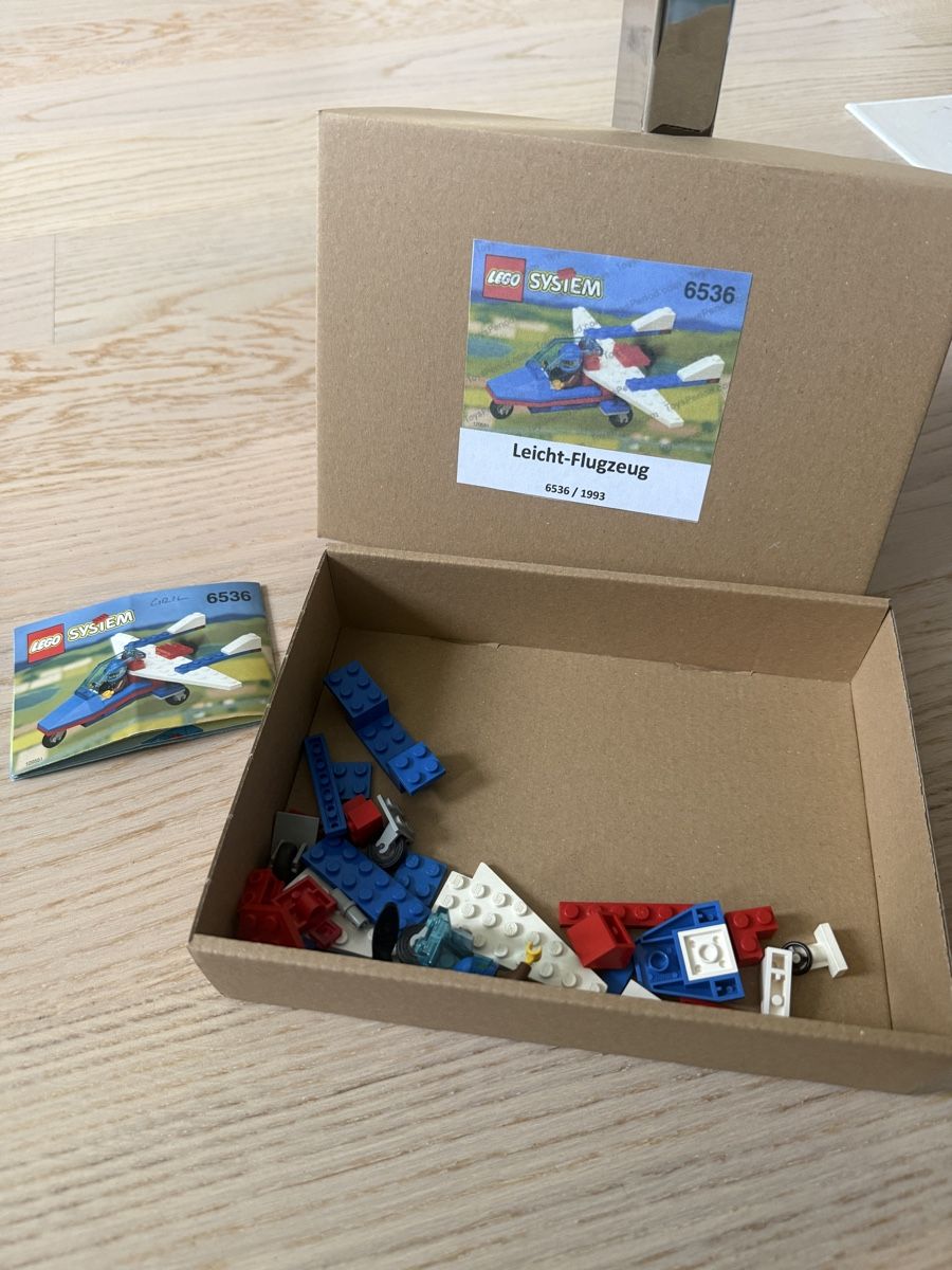 Lego Jeux de construction: LEGO System 6536 Leichtflugzeug – D'occasion à Rafz par ciril0885