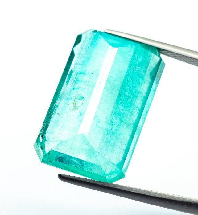 Pietre preziose: Natural Important Emerald Smaragd Gemstone 26.83ct Certified – Usato da Winterthur venduto da Tafr 7