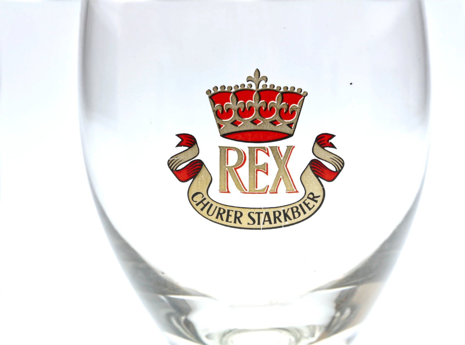 Bicchieri: Brauerei Calanda Chur Glas REX Bier – Usato da Schmitten FR venduto da la_luna_blue 1