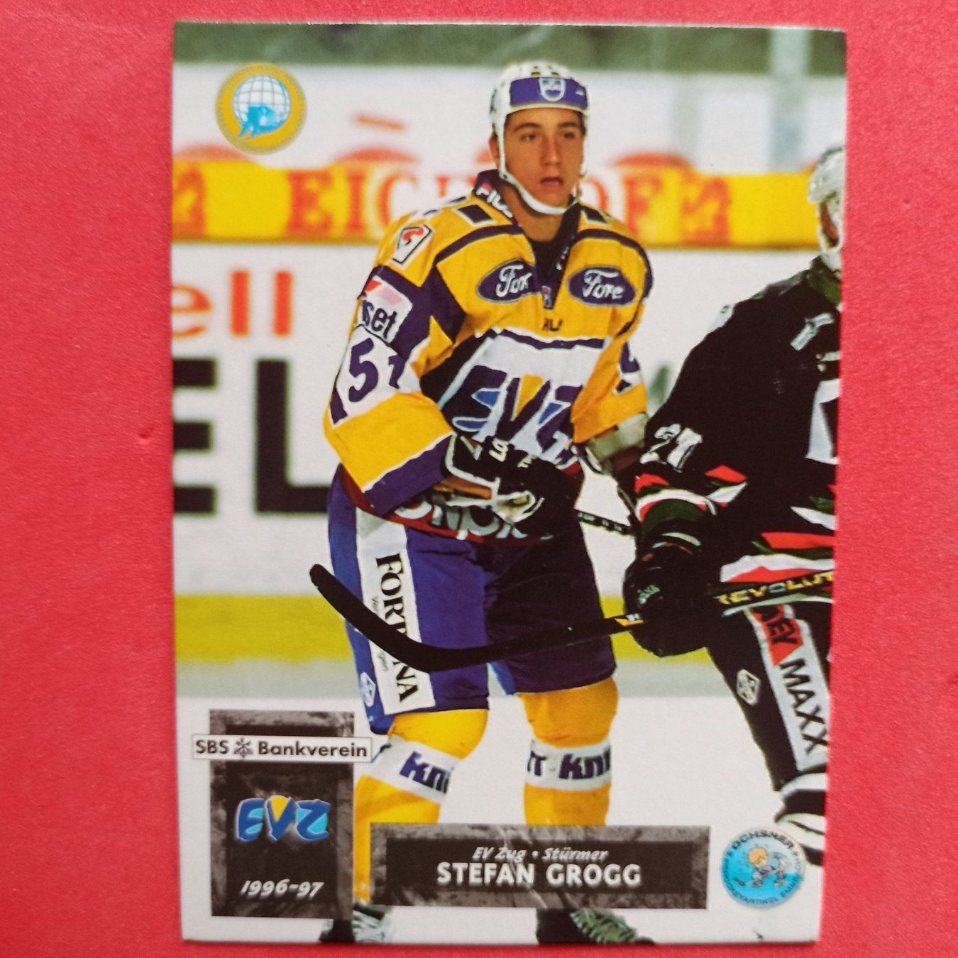 Carte collezionabili: Stefan Grogg - EV ZUG - 1996/97 – Usato da Dübendorf venduto da kb86_MOVIE