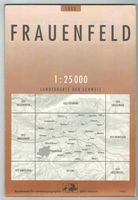 Landkarte Frauenfeld 1990