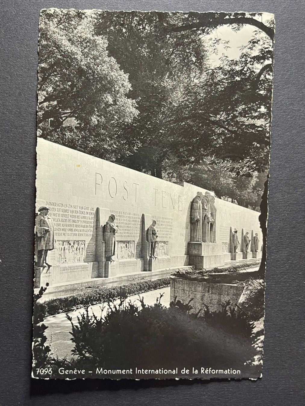 Cartoline postali: Genf - Int. Monument der Reformation – Usato da Steg VS venduto da _vinci_
