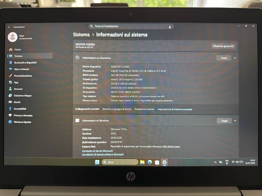Portables: HP ProBook 450 G7 – D'occasion à Rancate par Deny-87 3