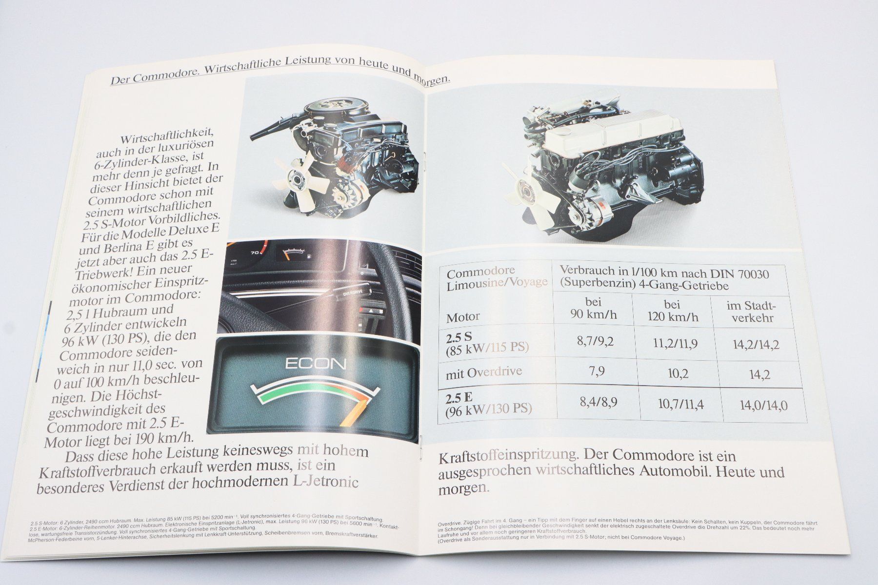 Opel Dokumente: Opel Commodore 1981 Prospekt – Gebraucht aus Bühl b.Aarberg von Collectorpassions 6