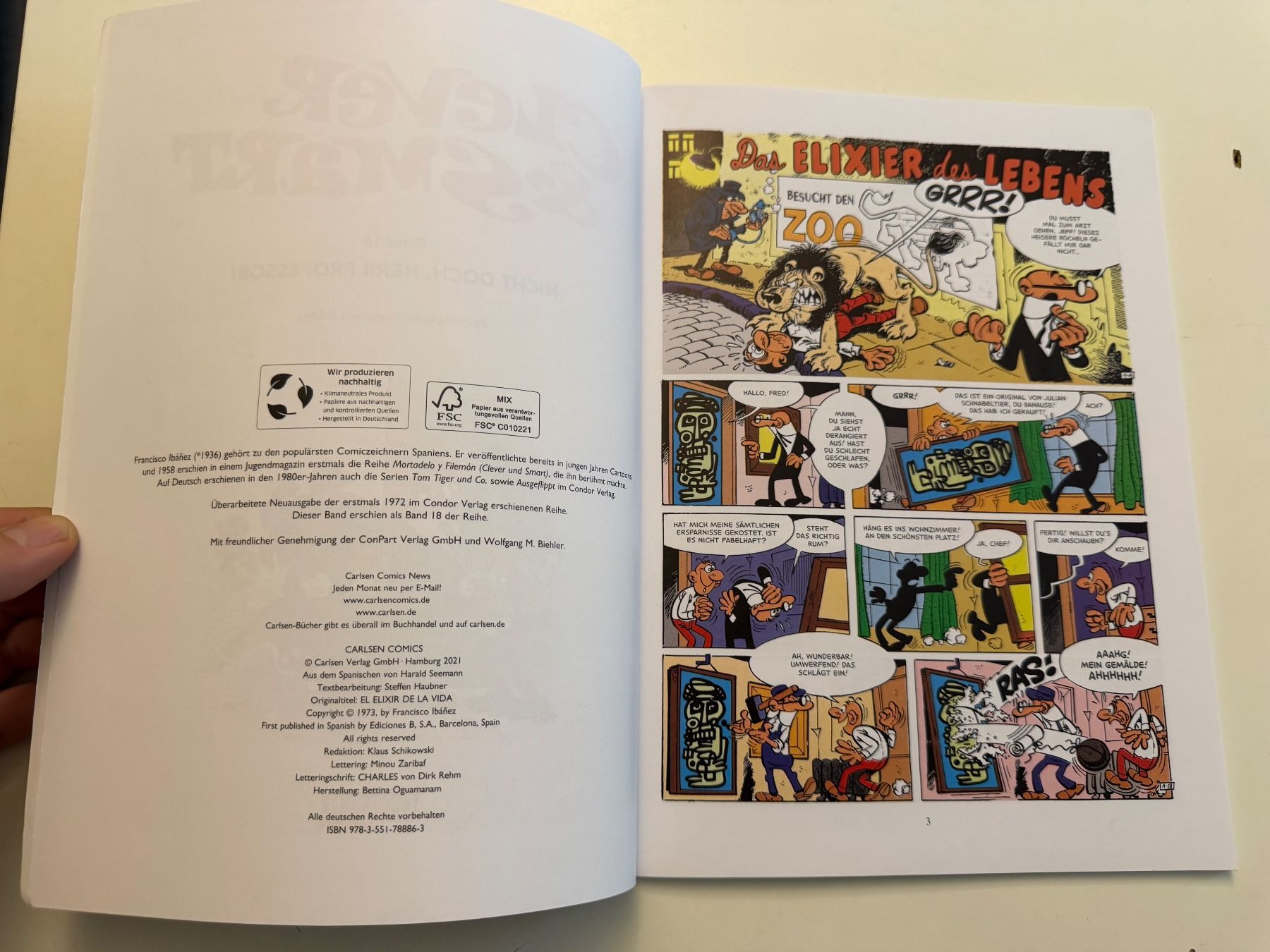 Fumetti: CLEVER & SMART BAND 16 - Carlsen Comic – Usato da Münsingen venduto da Ganjam 3