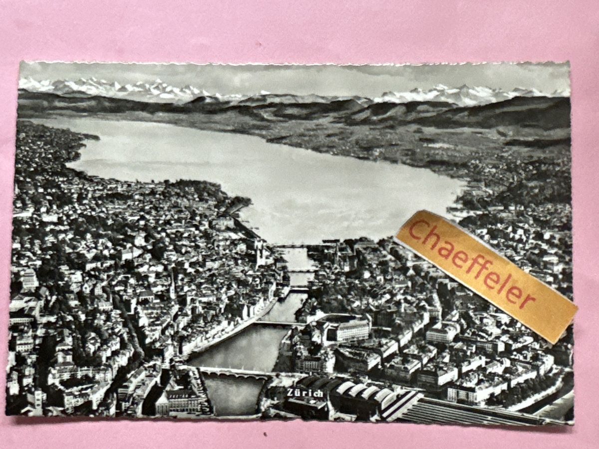 Ansichtskarten: 1952 Zürich  – Gebraucht aus Zürich von Chaeffeler