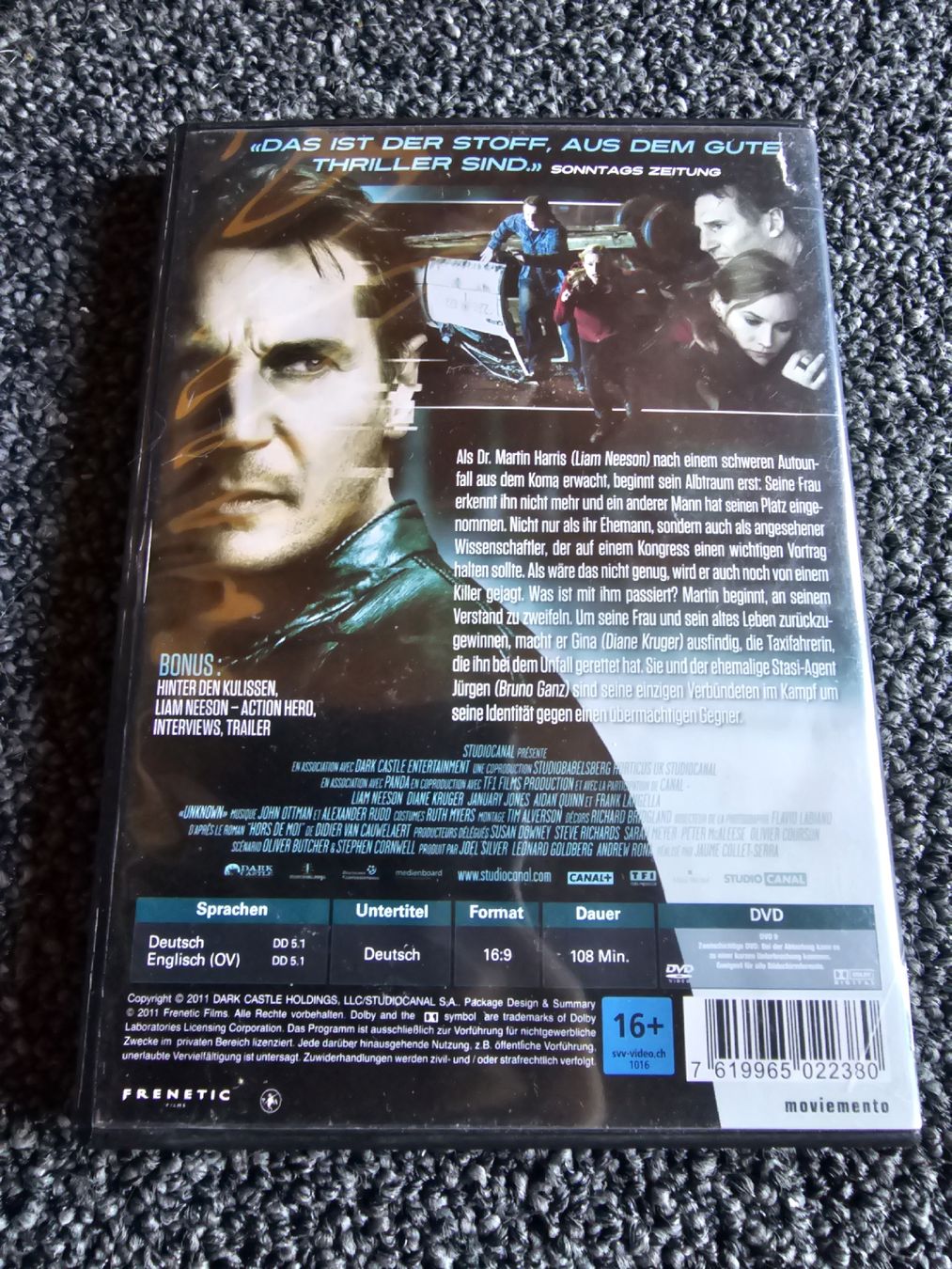 Tutti i DVDs: DVD Unknown Identity(22715) – Usato da Ruswil venduto da jan_bxl5 1