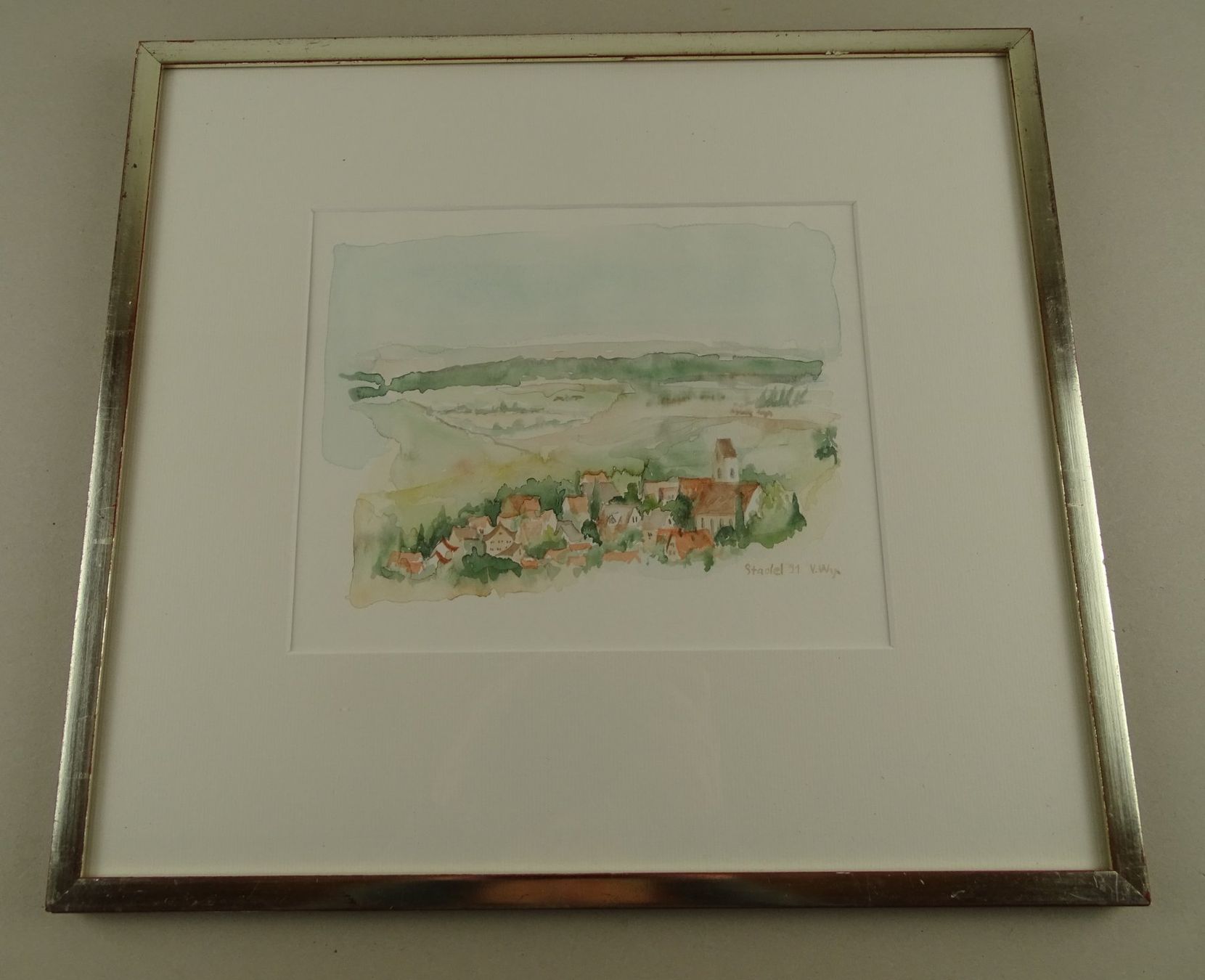 Dipinti: STADEL AQUARELL 1991 – Usato da Grüningen venduto da Kartensammler