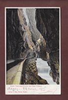 Ende TAMINASCHLUCHT - 1905