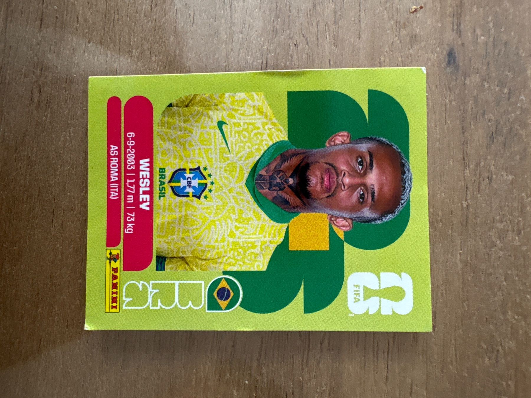 Panini Carte collezionabili: Panini Sticker WM 2026, BRA8 Weslev – Usato da Brugg AG venduto da Stephadi