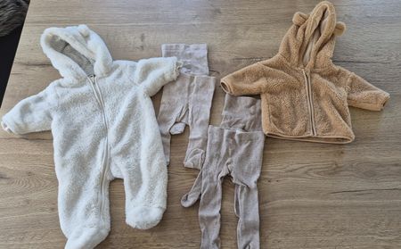 Teddypaket Gr.62 mit Strumpfhosen