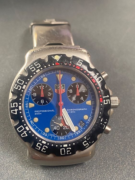 Rare chronographe tag Heuer fia f1 world championship 1998