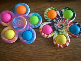 2x Fidget-Spinner: sensorisches Stressabbau Drehspielzeug