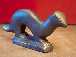 BAG TURGI BRONZE FIGUR MARDER - Rarität