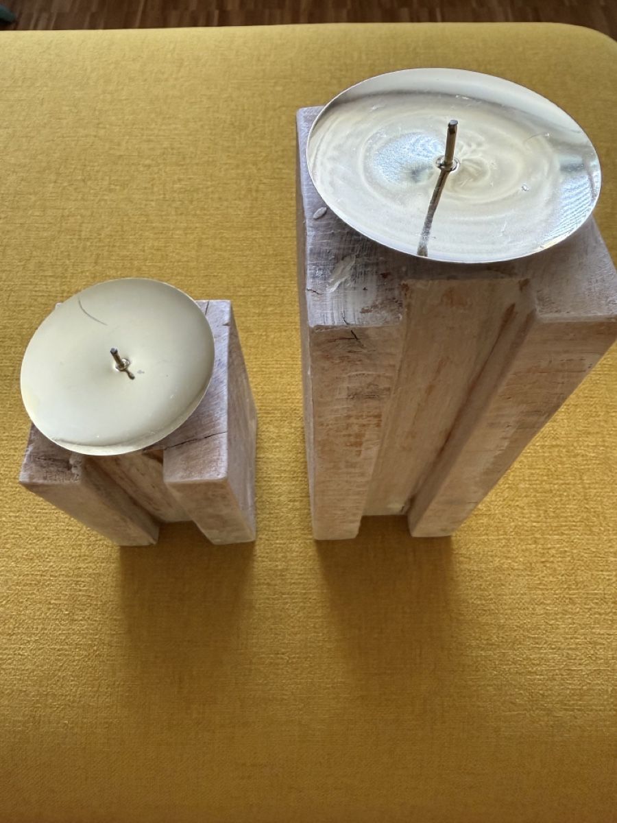 Portacandele: 2 er Set Kerzenständer  – Usato da Feusisberg venduto da Mila1122
