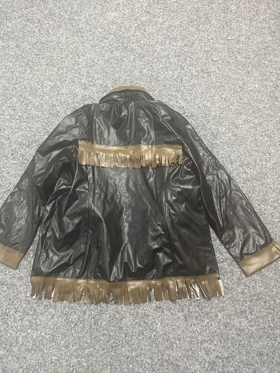 Costumi: Retro Kunstleder Jacke mit Fransen, Western Style. – Usato da Seon venduto da Sonnenblume95 2