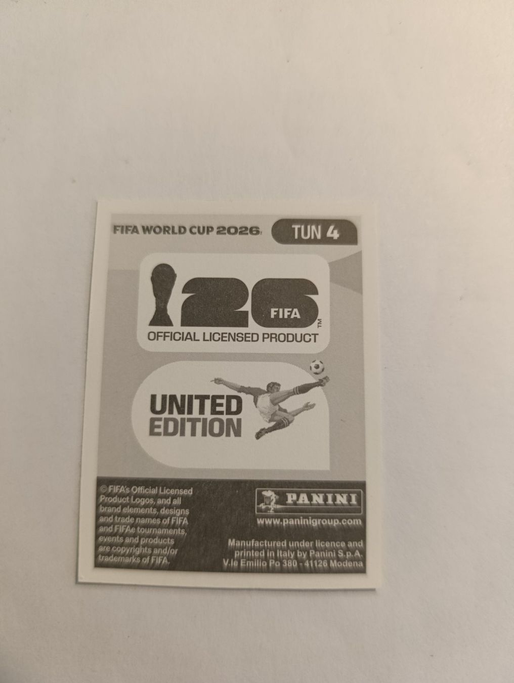 Panini Sammelbilder & Trading cards: TUN 4, WM 2026 Panini Sticker – Neu (gemäss Beschreibung) aus Kriens von Annele97 1