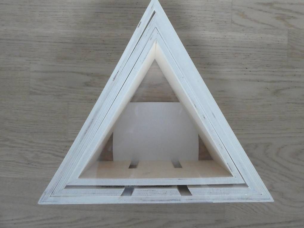 Articoli in legno: Design Holzrahmen 3-eckig – Nuovo e nell'imballaggio originale da Stäfa venduto da Arjen2011 2