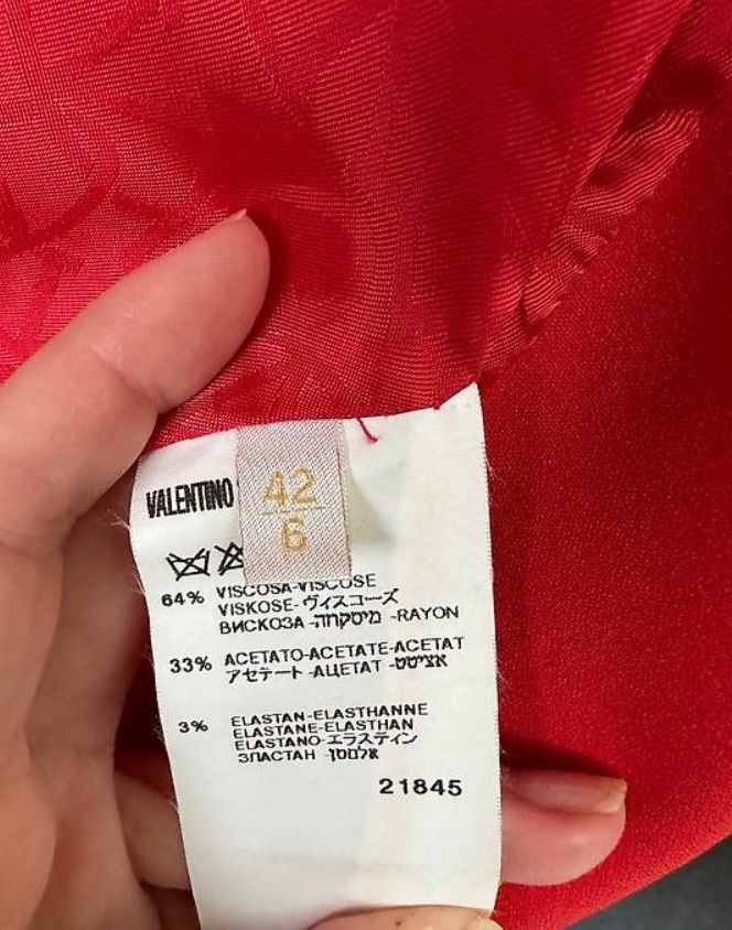 Valentino Vestes: Allentino giacca rosso – D'occasion à lugano par rob_g7hc 3
