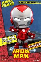 Marvel Comics Cosbaby (S) Minifigur Iron Man Silver Hot Toys