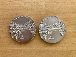 Silber Medaillen von 1978 Luzern  2 Stk.