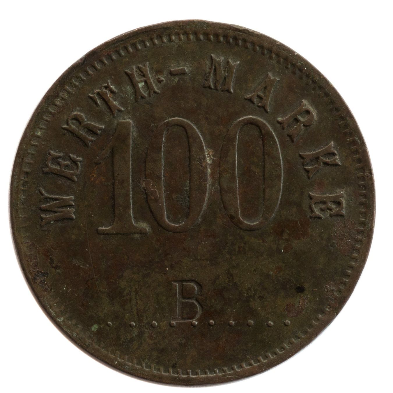 Medaglie: Werth Marke 100 - B - Jeton – Usato da Rotkreuz venduto da Swiss-Coins