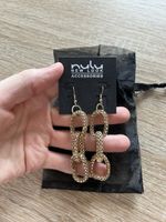 Goldene Statement Ohrringe, Neu in OVP mit Säckli ✨
