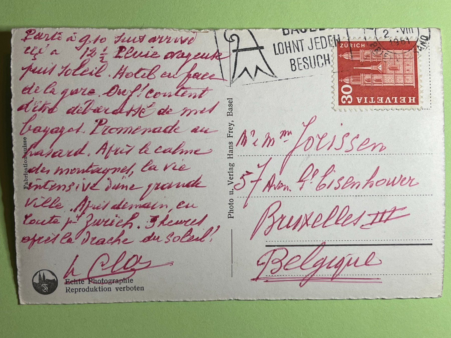 Cartes postales: Basel, Wettsteinbrücke und Münster – D'occasion à Steg VS par _vinci_ 1