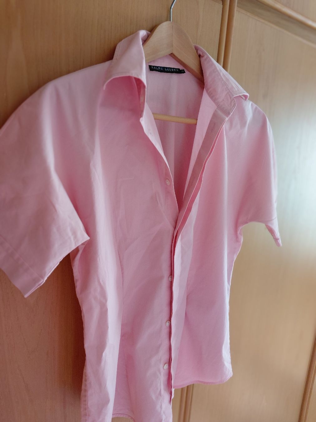 Camicette: Camicia Ralph Lauren rosa maniche corte cotone elastan tag S – Usato da Lugano venduto da ycd_rv8h 1