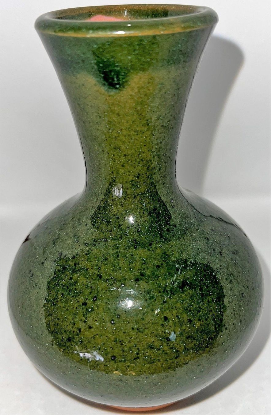 Vasen & Gefässe: Vase Keramik grün – Neu (gemäss Beschreibung) aus Lutzenberg von Truhe