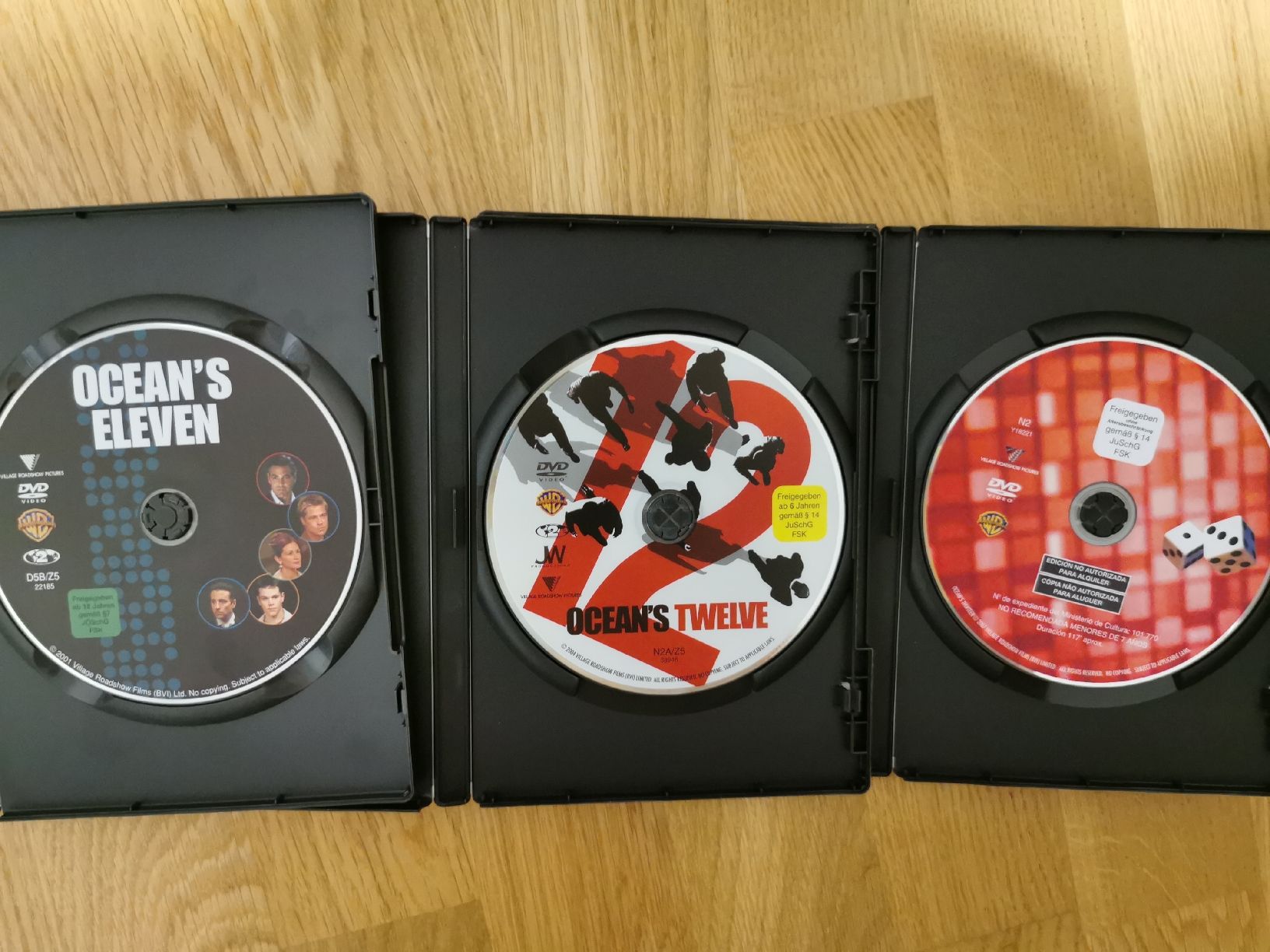 Alle DVDs: Ocean's Reihe - DVD – Gebraucht aus Arnegg von michik999 2