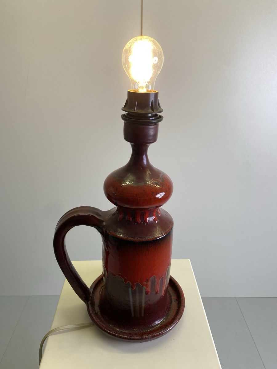 Lampade: Schweizer Keramik Lampe Design Freymond Designklassiker – Usato da basel venduto da franzie1